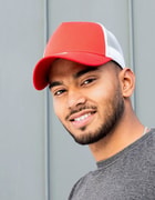 Trucker Cap Brain Waves 5-Panel Recycled